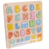 Puzzles|Wooden Toys-Classic World Alphabet Puzzle - Natural Wood