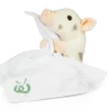Exclusive To Wicked Uncle|Sensory-Living Nature Baby Piglet with Blanket - Gift Box