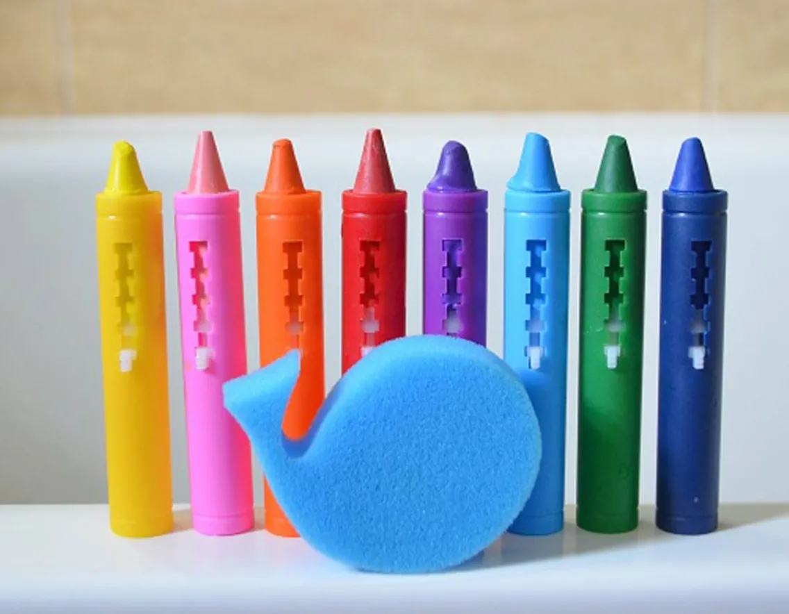 Creativity|Toys For Bath Time-Buddy & Barney Bath Time Stencil Art - Fun in the Tub!