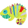 Educational|Puzzles-Orange Tree Toys Chameleon Wooden Number Puzzle