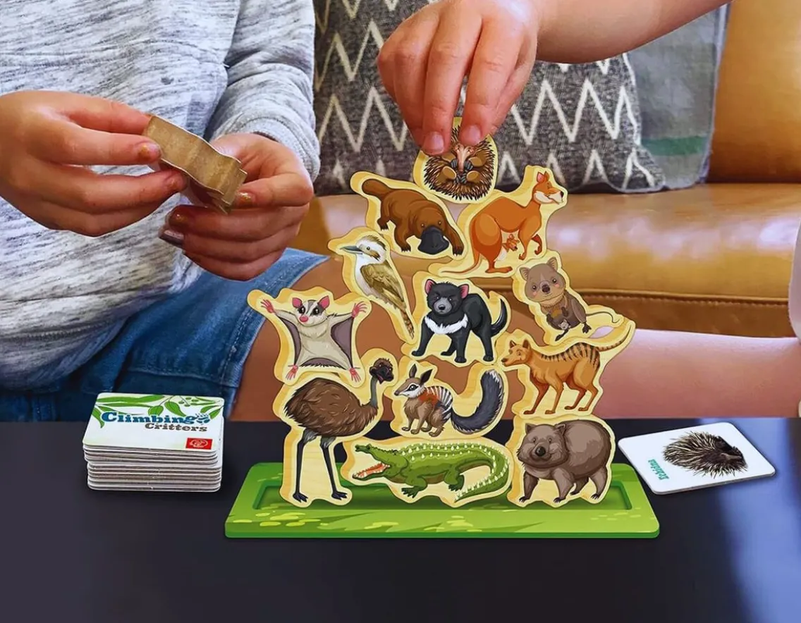 Games|Wicked Fun-Roo Games Climbing Critters - Stacking Game