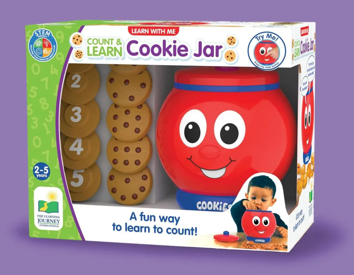 Educational|Age 2-The Learning Journey Cookie Jar - Fun Way to Learn to Count!