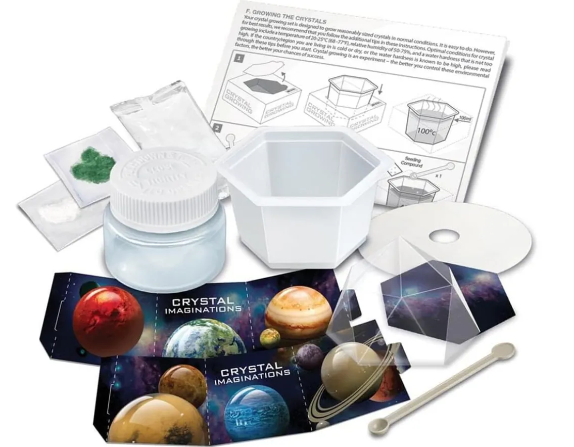 Educational|Science-4M Crystal Growing Science Project