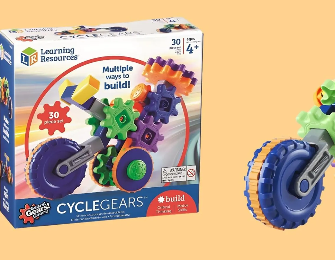 Construction|Creativity-Learning Resources Cycle Gears - 30 Piece Set