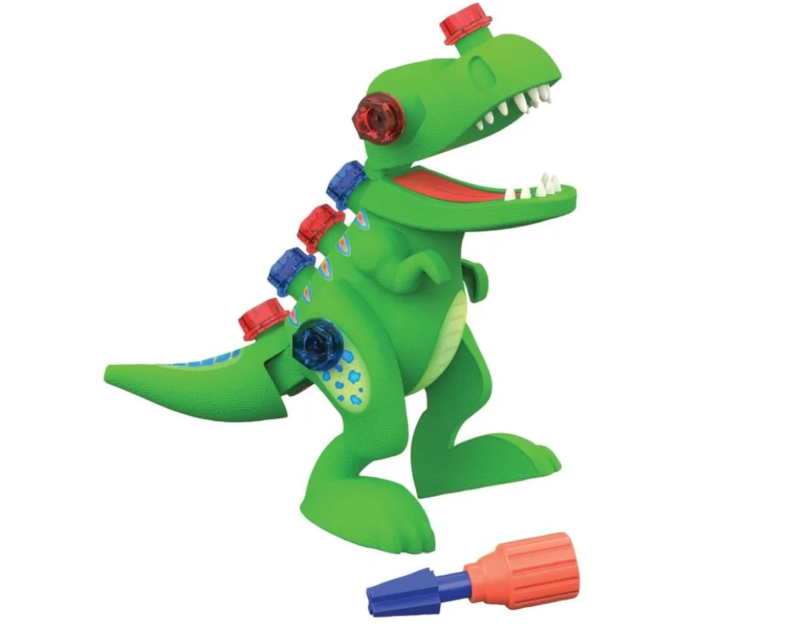 Construction|Creativity-Learning Resources Design & Drill T-Rex - 14-Piece Set