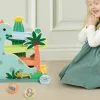 Dinosaurs|Wooden Toys-Classic World Dinosaur Slide - Zig, Zag and Zoom!