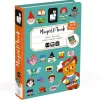 Creativity|Age 3-Janod Fairy Tales Magneti'book - 40 piece magnetic set