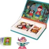 Creativity|Age 3-Janod Fairy Tales Magneti'book - 40 piece magnetic set