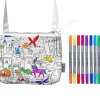Creativity|Fashion & Style-Eat Sleep Doodle Fairytales Crossbody Bag - Doodle Your Own!