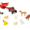 Creativity|Age 4-Funtime Gifts Farm in a Tin - 12 Mini Animals with Tractor