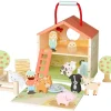 Wooden Toys-Orange Tree Toys Farmyard Play Set - 19 Wooden Pieces