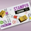 Creativity|Exclusive To Wicked Uncle-The Purple Cow Fashion Stamper Set - 36 Wooden Stamps
