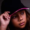 Fashion & Style|Magic, Spooky & Spells-Illuminated Apparel Flashing LED Baseball Cap - Electric Pink