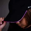 Fashion & Style|Magic, Spooky & Spells-Illuminated Apparel Flashing LED Baseball Cap - Electric Pink
