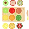 Educational|Wooden Toys-Classic World Fruity Fractions - Wooden Set