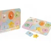 Educational|Wooden Toys- Geometry Peg Puzzle - For Little Hands