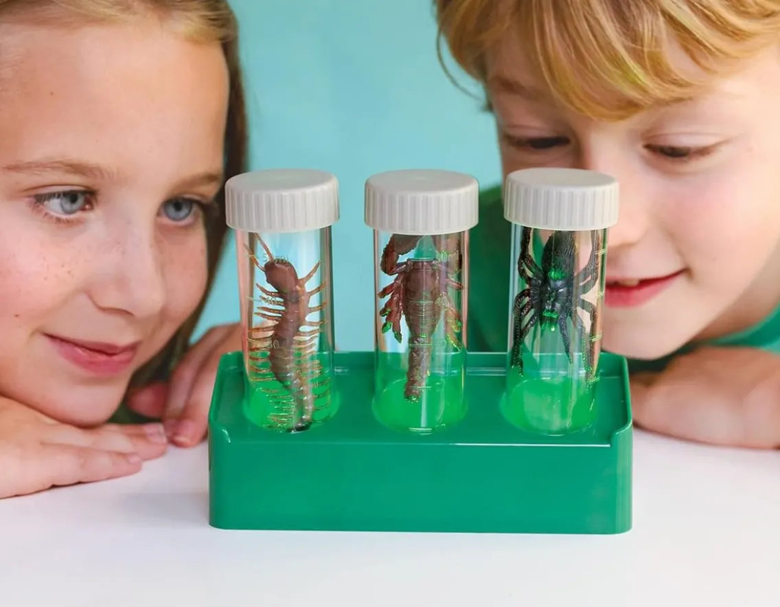 Creativity|Magic, Spooky & Spells-4M Glow Critter Lab - Spider, Scorpion & Centipede