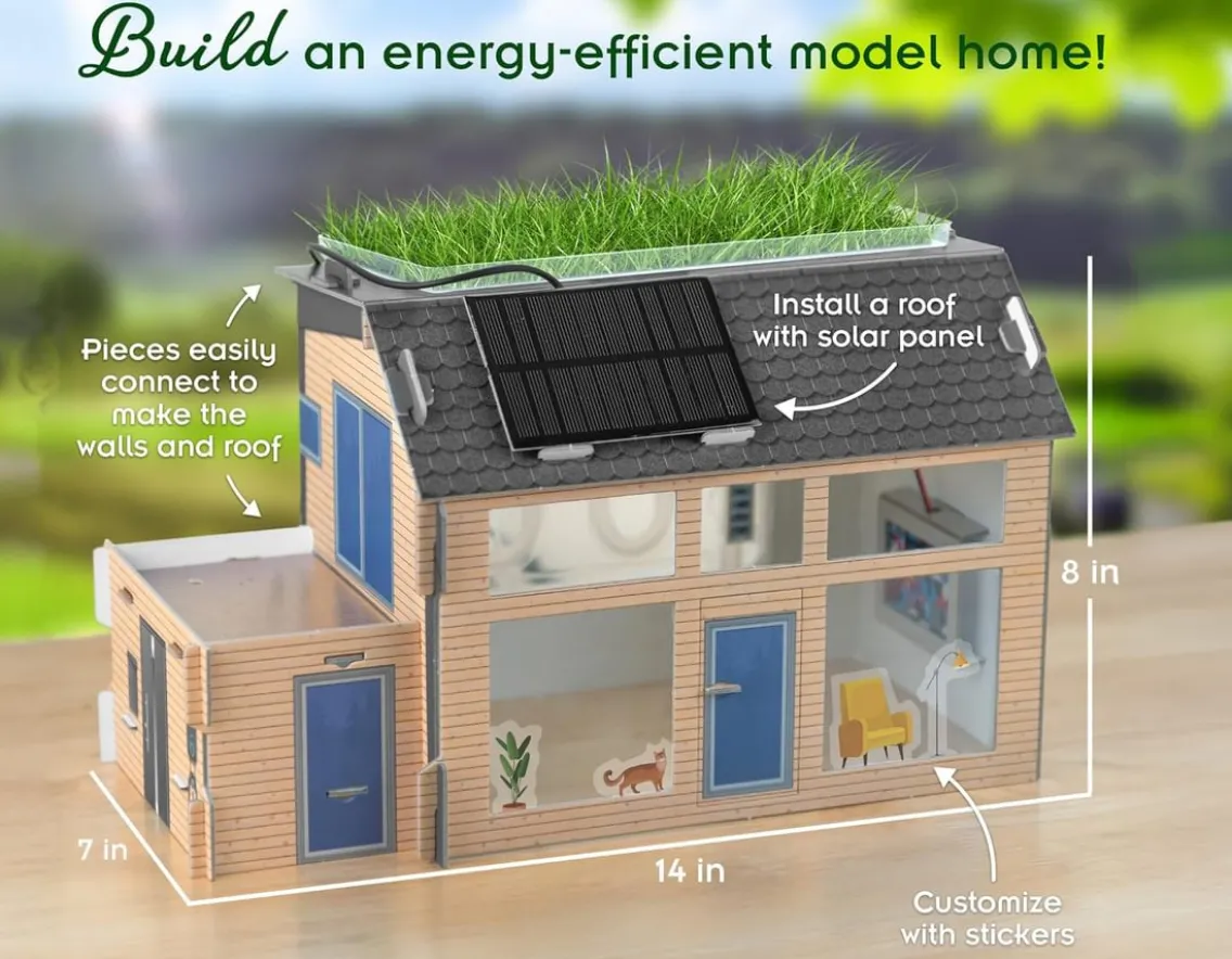 Educational|Engineer-Thames & Kosmos Green Engineering - Model Home Kit