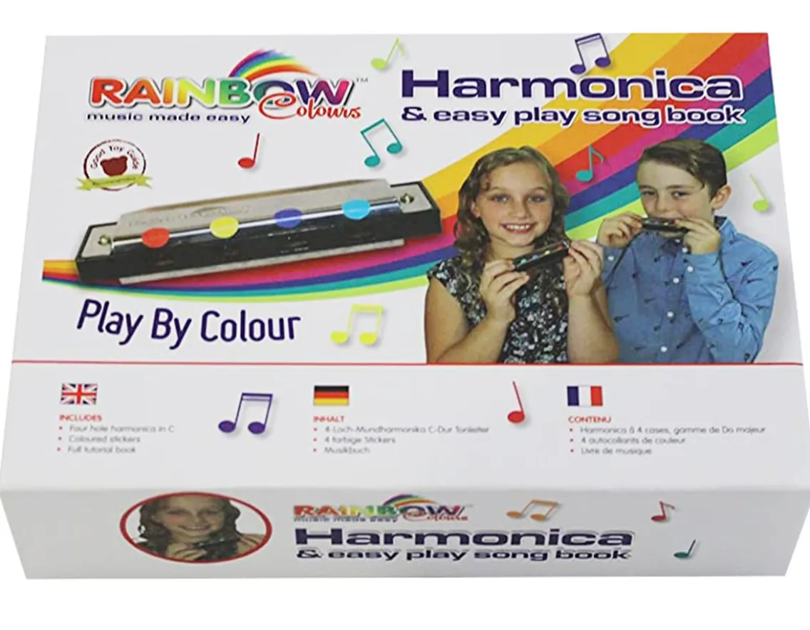 Creativity|Educational-Rainbow Harmonica Set - Learning Music made Easy!