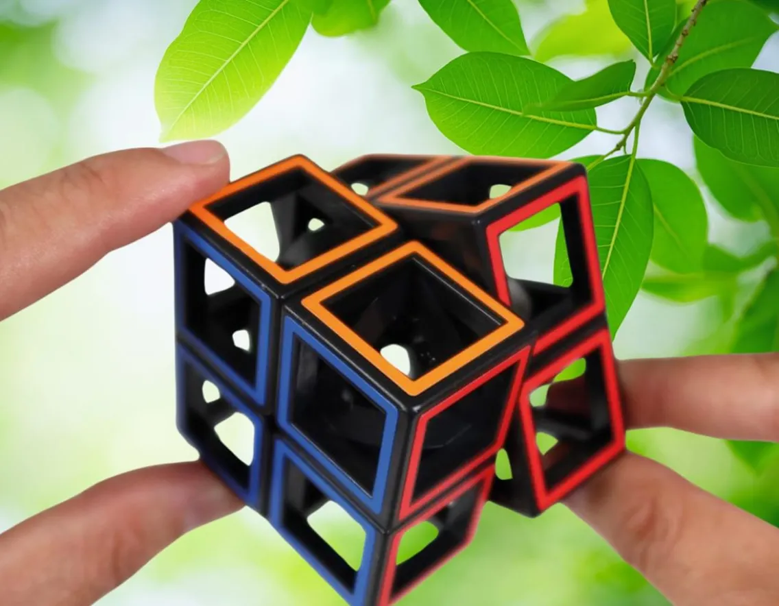 Puzzles|Age 14-Recent Toys Hollow Puzzle Cube - Two by Two