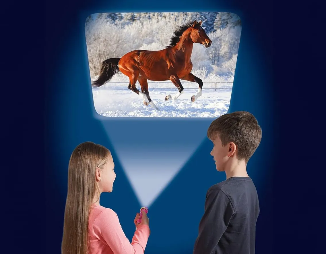 Wicked Fun|Age 4-Brainstorm Toys Horse Torch and Projector