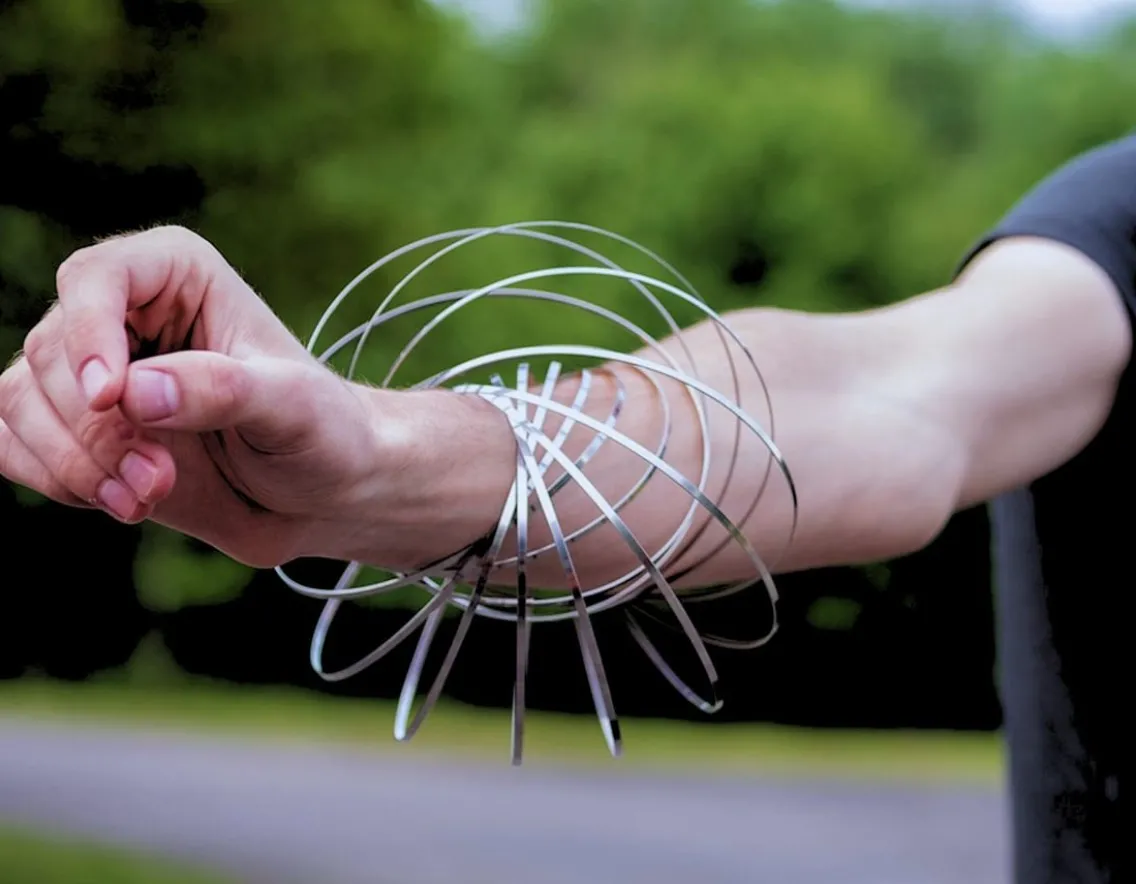 Construction|Games-Funtime Infinity Loop Flow Rings - Kinetic Marvel!