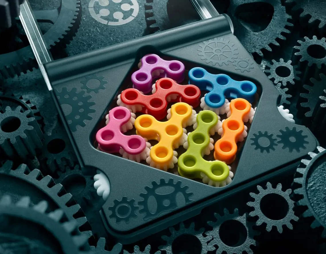 Games|Puzzles-Smart Games IQ Gears - 120 Logic Challenges