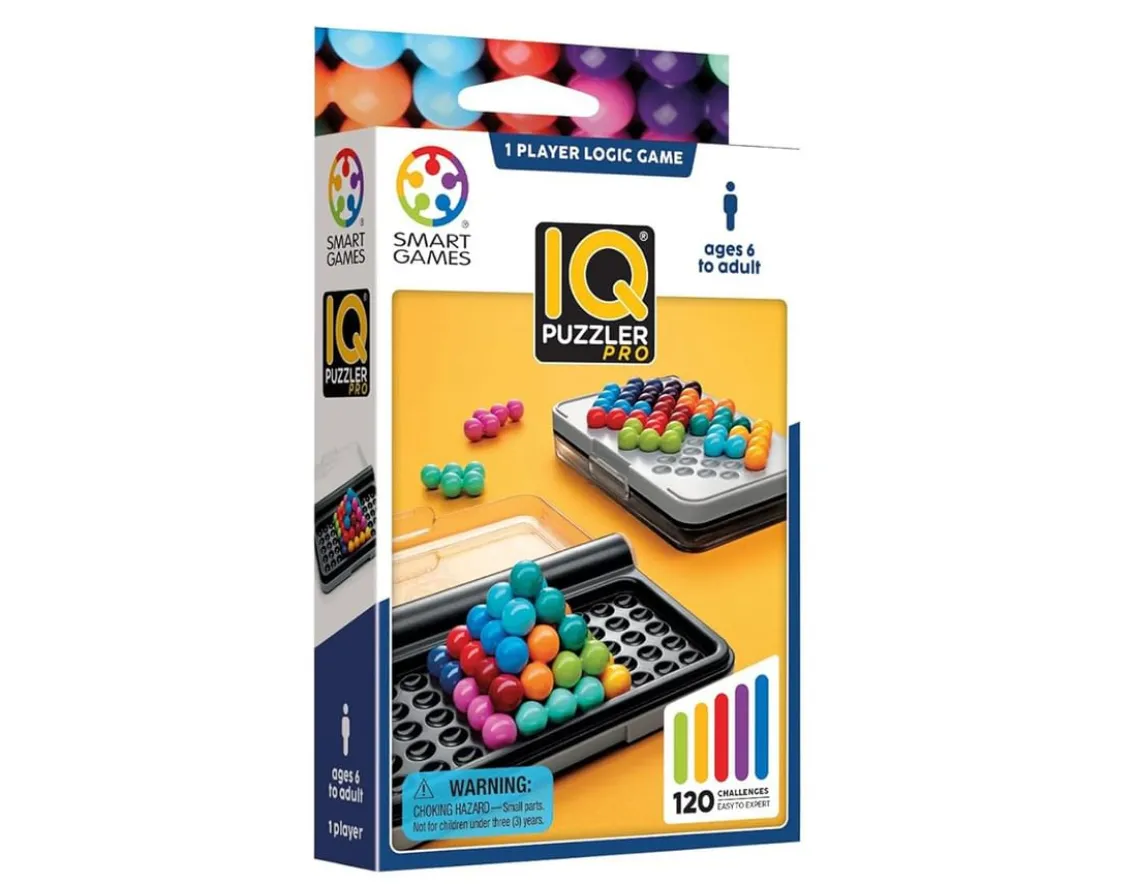 Educational|Games-Smart Games IQ Puzzler Pro - 2D & 3D Brain Teaser