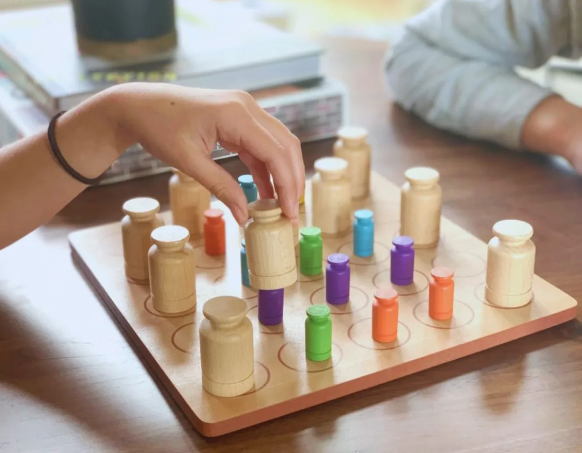 Games|Age 12-Roo Games Kloak - Wooden Game of Hide & Seek!