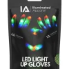 Fashion & Style|Magic, Spooky & Spells-Illuminated Apparel LED Light Up Gloves - Age 4-7 Years