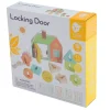 Educational|Wooden Toys-Classic World Locking Door - Wooden Matching Game