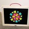 Creativity|Exclusive To Wicked Uncle-Fiesta Crafts Magnetic Patterns - Fun Wooden Shapes