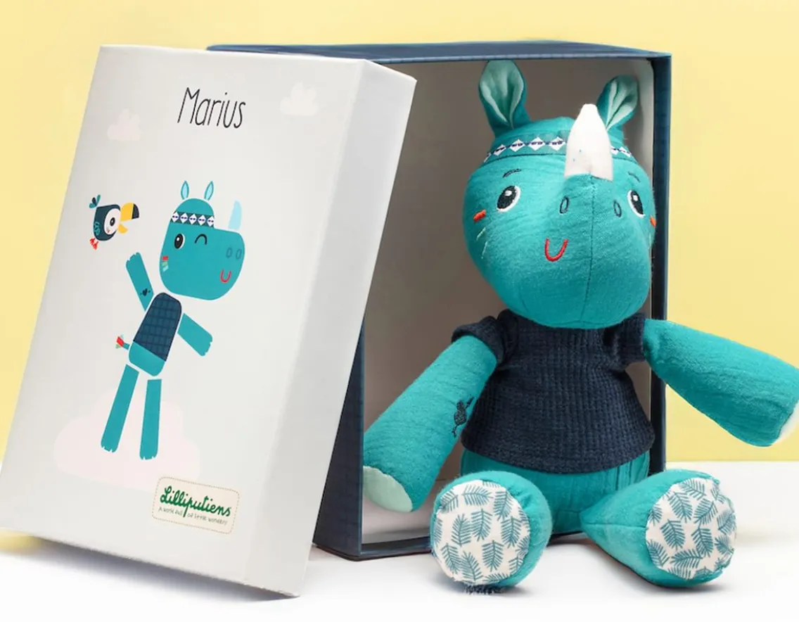 Exclusive To Wicked Uncle|Sensory-Lilliputiens Marius the Rhino - My Cuddly Friend