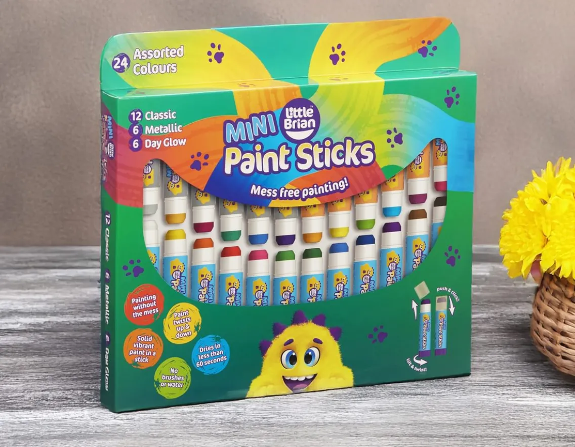 Creativity|Wicked Fun-Little Brian Mini Paint Sticks - Art Made Easy!