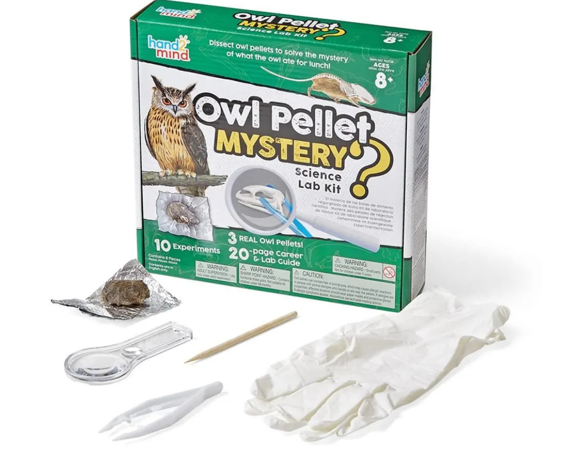 Educational|Science-Hand 2 Mind Owl Pellet Mystery - Science Lab Kit