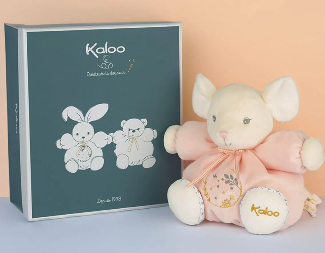 Exclusive To Wicked Uncle|Sensory-Kaloo Pink Mouse - Luxury Plush