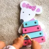 Sensory|Wooden Toys-Orange Tree Toys Pink Mouse Xylophone