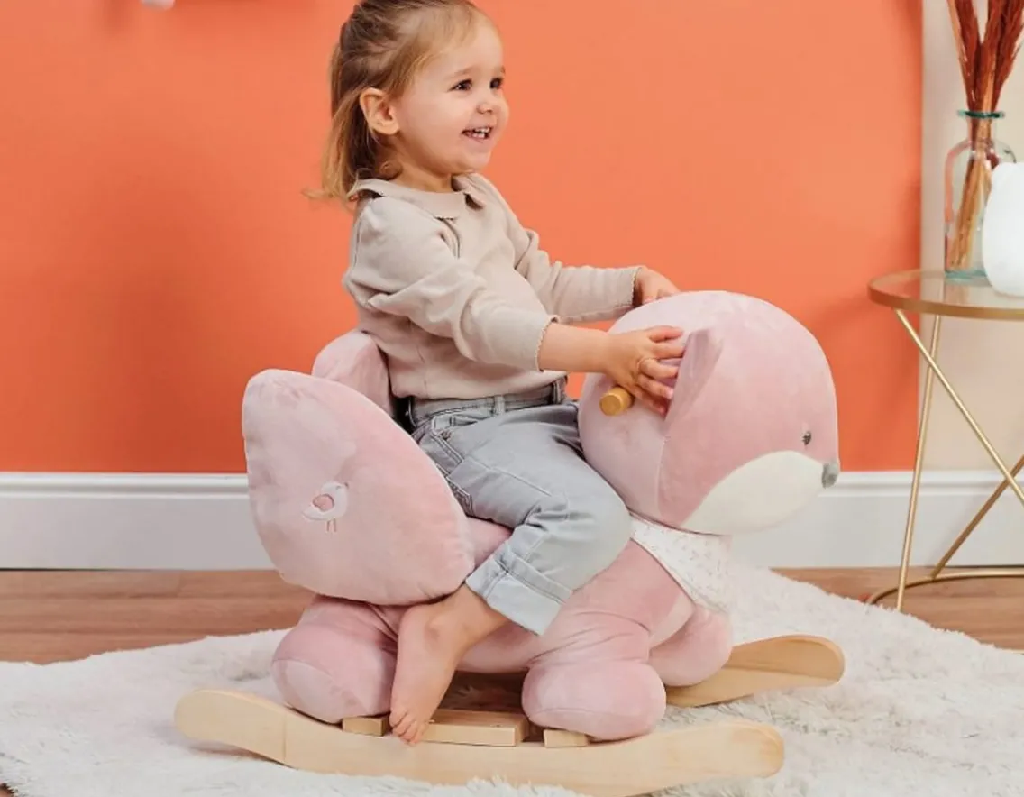 Sensory|Wicked Fun-Nattou Plush Fox Rocker - from Belgium