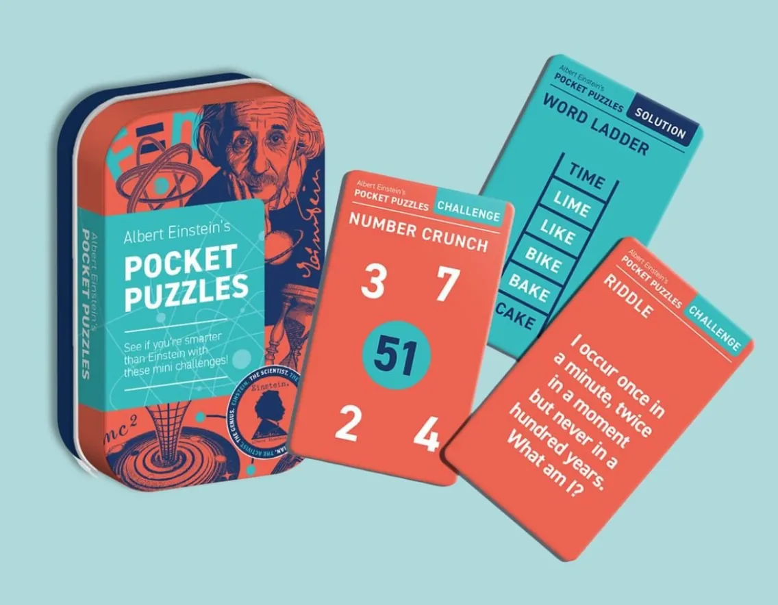 Puzzles|Older Boys-Professor Puzzle Pocket Puzzles - Albert Einstein
