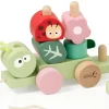 Wooden Toys|Age 1-Classic World Pull Along Jungle - 27 Wooden Pieces