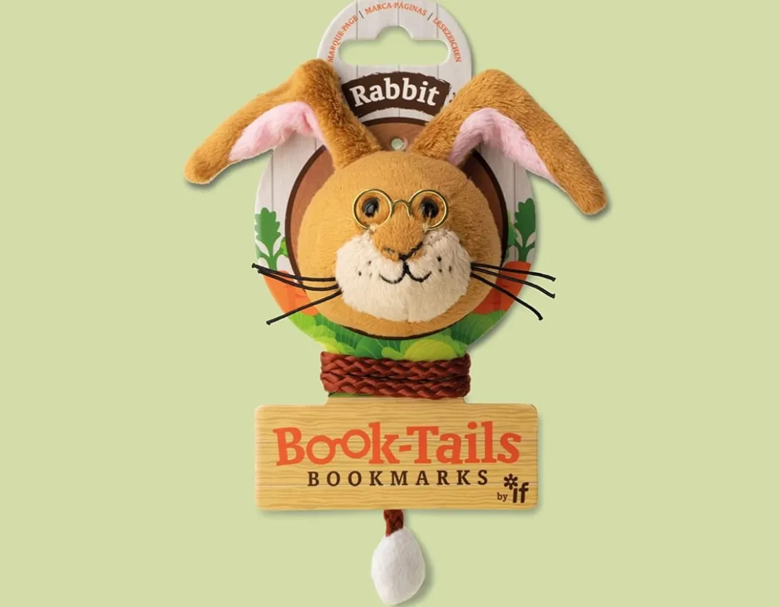 Books|Sensory-If plc Rabbit Book-Tails - Cute Bookmark