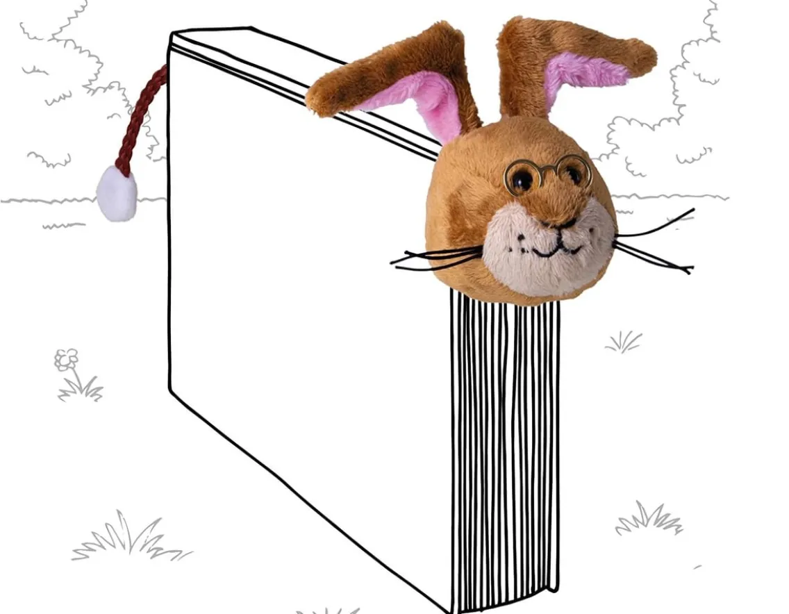 Books|Sensory-If plc Rabbit Book-Tails - Cute Bookmark