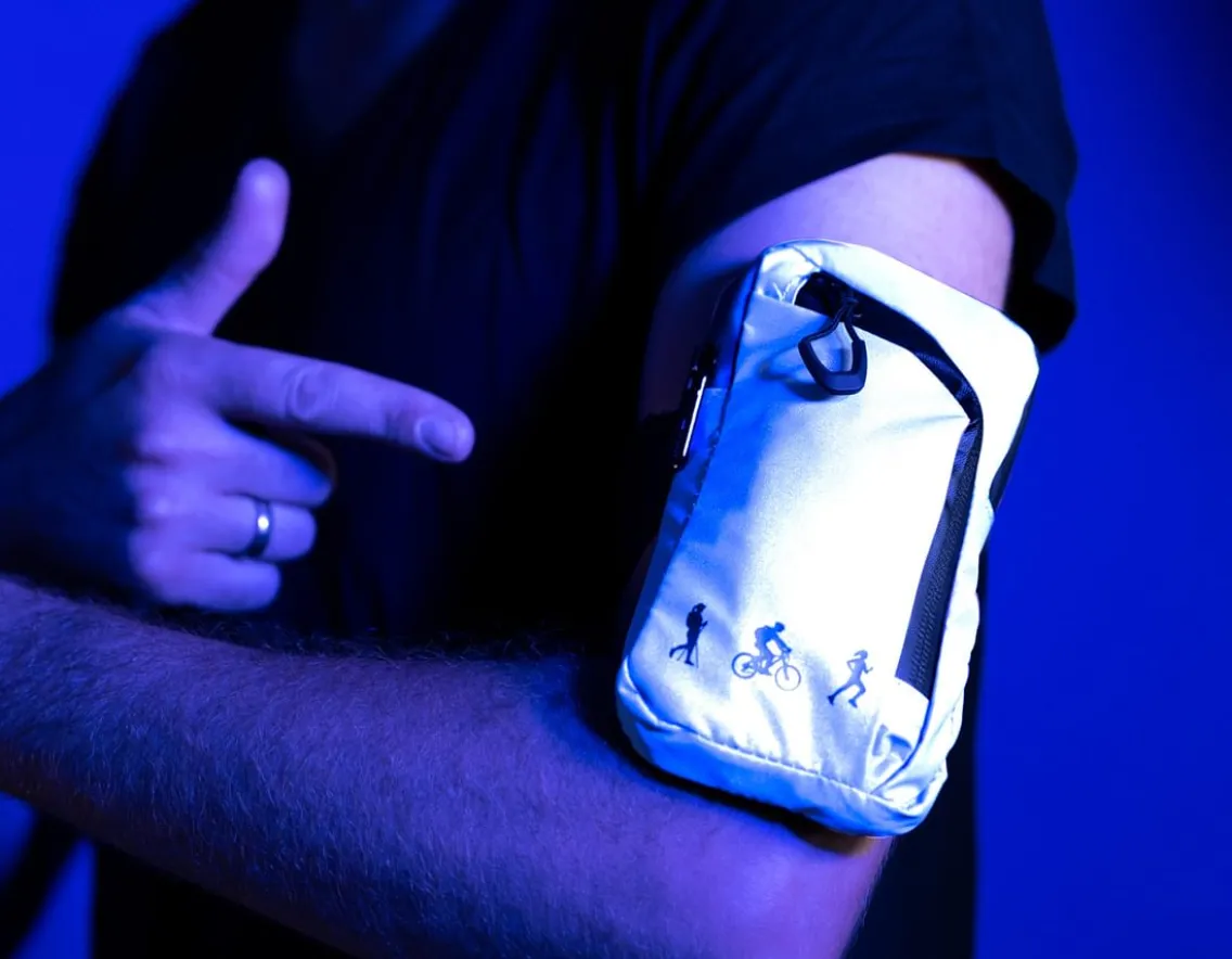 Fashion & Style|Outdoorsy-Troika Reflactive Arm Bag - Running & Cycling