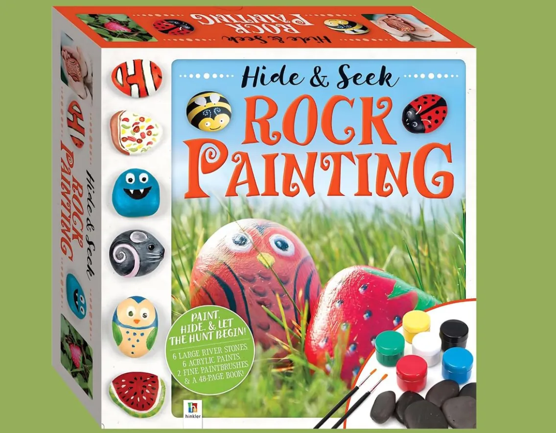 Adventurer|Creativity-Hinkler Rock Painting - Hide & Seek Fun to Share