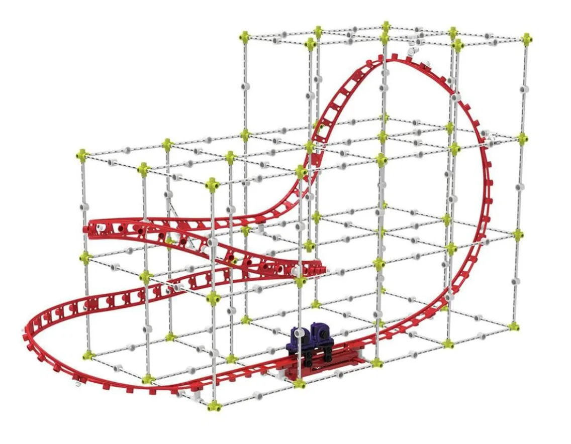 Construction|Engineer-Thames & Kosmos Roller Coaster Engineering - 305 Piece Experiment Kit