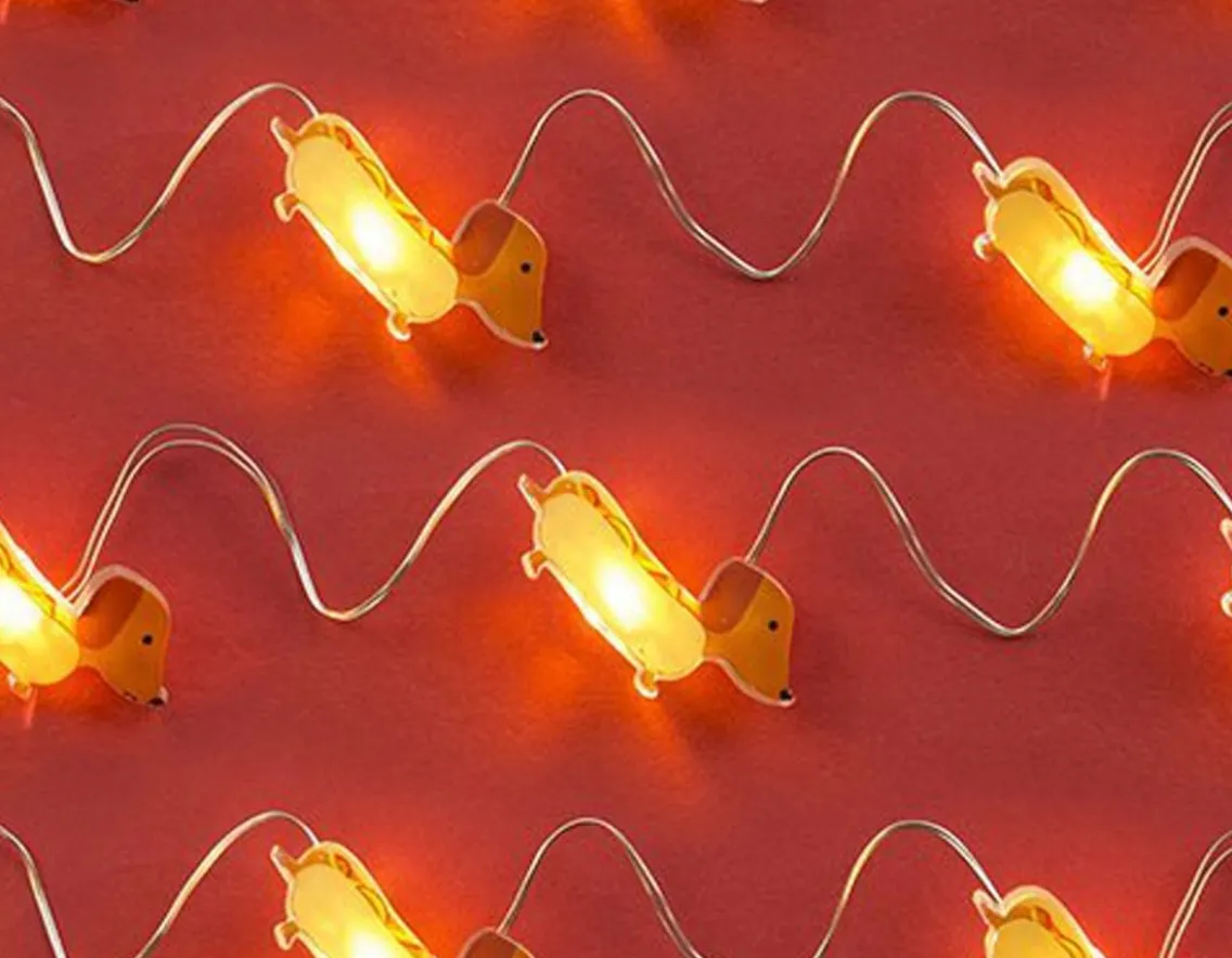 Fashion & Style|Older Girls-Fizz Creations Sausage Dog String Lights - So Cute!