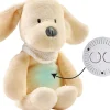 Sensory|Baby Girls-Nattou Sleepy Puppy - Cuddly Nightlight with Sounds