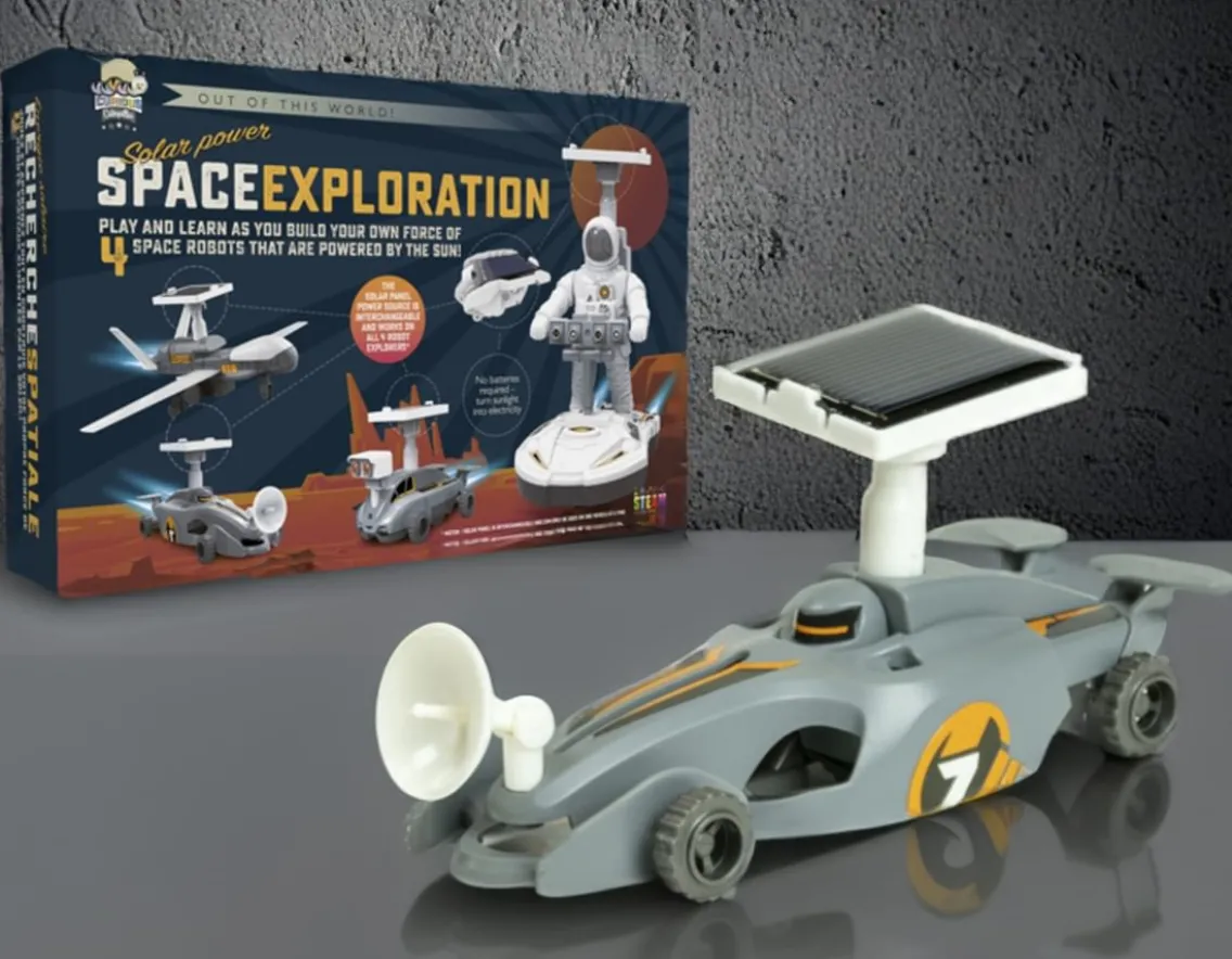 Construction|Educational-Funtime Gifts Space Exploration - 4 in 1 Solar Power Kit