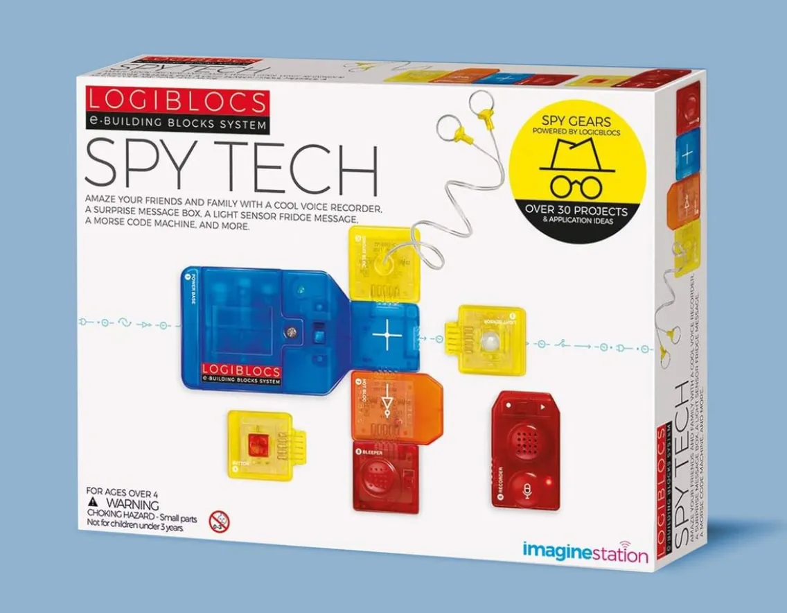 Educational|Science-4M Spy Tech - E-Building with 30 Fun Projects