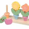 Wicked Fun|Wooden Toys-Orange Tree Toys Stacking Flower Pots - FSC Wood